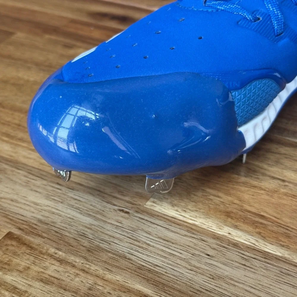 Adidas Afterburner 4 Metal Baseball Cleats Royal Blue White CG5177 Mens 12.5